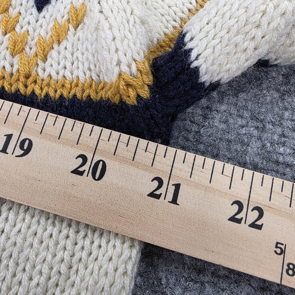 Youngbloods Sweater Men Medium Cream Southwestern Aztec Acrylic Knit Pullover 90 - Picture 5 of 16